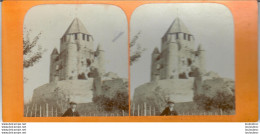 PROVINS VILLE HAUTE TOUR DE CESAR PHOTO STEREOSCOPIQUE G. LACOSTE - Stereoscopic