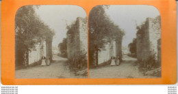 PROVINS VILLE HAUTE PORTE DU BOURG PHOTO STEREOSCOPIQUE G. LACOSTE - Stereoscopic