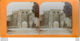 PROVINS VILLE HAUTE PORTE ST JEAN  PHOTO STEREOSCOPIQUE G. LACOSTE REF A - Stereoscoop