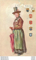 PONGAU  FEMME EN COSTUME - Autres & Non Classés