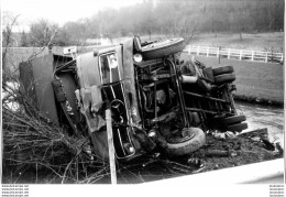 PHOTO ORIGINALE ACCIDENT CAMION ACCIDENTE 11.50 X 7.50 CM - Automobiles