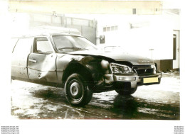 PHOTO ORIGINALE 1978 ACCIDENT AUTOMOBILE CITROEN ACCIDENTEE  FORMAT 13 X 9 CM - Automobiles