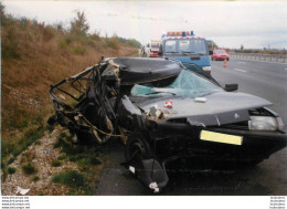 PHOTO ORIGINALE 10/1998 ACCIDENT AUTO CITROEN ACCIDENTEE FORMAT 13 X 9 CM - Auto's