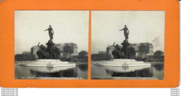 PARIS LE TRIOMPHE DE LA REPUBLIQUE PHOTO STEREOSCOPIQUE - Photos Stéréoscopiques