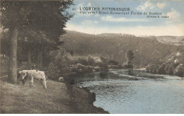 BELGIQUE #FG55237 ESNEUX OURTHE PITTORESQUE VUE VERS HOTEL FERME DS ROSIERES - Esneux