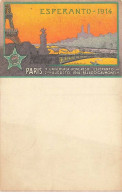 ESPERANTO #FG54878 PARIS AOUT 1914 PALAIS GAUMONT CONGRES TOUR EIFFEL - Esperanto