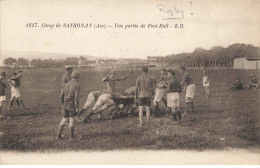 SPORT #FG55584 RUGBY CAMP DE SATHONAY UNE PARTIE LA MELEE - Rugby
