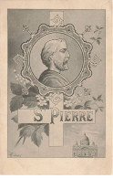 ILLUSTRATEUR #FG55607 ART NOUVEAU LES SAINTS ST PIERRE HINGRE LOUIS THEOPHILE - Ante 1900