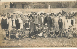 80 AULT ONIVAL #FG55317 GROUPE DE BAIGNEURS CARTE PHOTO MILAN - Ault