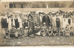 80 AULT ONIVAL #FG55311 GROUPE DE BAIGNEURS CARTE PHOTO MILAN - Ault