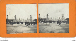 PARIS EXPOSITION UNIVERSELLE 1900 AVENUE NICOLAS II  PHOTO STEREOSCOPIQUE - Stereoscoop