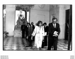 PHOTO DE PRESSE EDITH CRESSON 09/1981 CONSEIL DES MINISTRES 24 X 18 CM - Personas Identificadas