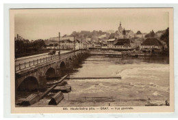 70 GRAY #12312 VUE GENERALE LE PONT N°630 - Gray