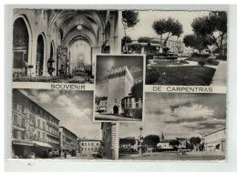 84 CARPRENTRAS #15443 SOUVENIR CATHEDRALE PLACE PALAIS N°95120 - Carpentras