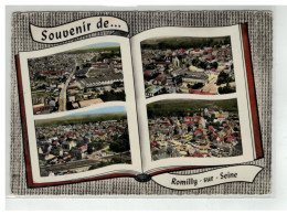 10 ROMILLY SUR SEINE RUE GORNET BOIVIN QUARTIER DE L EGLISE CENTRE VILLE PLACE DES MARTYRS VUES MUTIPLES AERIENNES - Romilly-sur-Seine