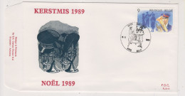 FDC 916 COB 2345 Noël Nouvel An Armée Du Salut Oblitération Gilly - 1981-1990