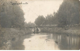 ARMENIE #FG55820 PONT ET BATEAU CARTE PHOTO 1913 A LOCALISER MACHACHNIKI ??? ETAT - Arménie