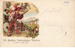 ALLEMAGNE #FG55952 NUERNBERG NURNBERG ENTIER 1897 DEUTCHES BUNDESSCHIESSEN - Nuernberg