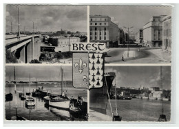 29 BREST VUES MULTIPLES RUE SIAM BASSIN YACHTS PORT DU COMMERCE - Brest