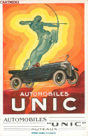 BELLE PUBLICITE AUTOMOBILES UNIC PUTEAUX ILLUSTRATEUR ART DECO CAR VOITURE - Publicité