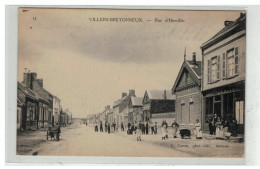 80 VILLERS BRETONNEUX #14826 RUE D HERVILLE VOITURE A CHIEN - Villers Bretonneux