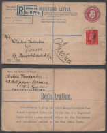 LONDRES - GB - UK - CONSULAT DU MEXIQUE / 1938 ENTIER POSTAL RECOMMMANDE POUR L' AUTRICHE - Cartas & Documentos