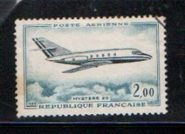 France - 1965 - Airmail - Mystere 20  - Aeroplane - Used - Usati