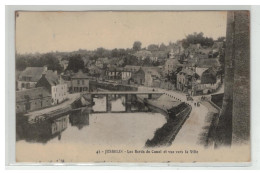 56 JOSSELIN LES BORDS DU CANAL VUE DE LA VILLE - Josselin