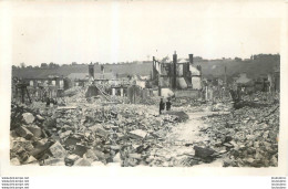 RUINES NOTE NANTES AU VERSO   GUERRE PHOTO ORIGINALE 11 X 7 CM - 1939-45