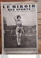 LE MIROIR DES SPORTS N°561 09/1930 WARNIER RECORDWOMAN DE FRANCE AU JAVELOT - 1900 - 1949