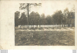 MONTIGNY CARTE PHOTO ALLEMANDE CIMETIERE 09/1915 - War 1914-18