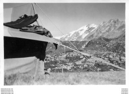 LA SASSIERE SAVOIE CAMP 1950 SAINTE FOY TARENTAISE PHOTO ORIGINALE 8 X 6 CM - Lugares