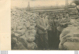 CARTE PHOTO SOLDATS ALLEMANDS TRANCHEE 06/1914 - War 1914-18