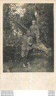 CARTE PHOTO SOLDATS ALLEMANDS 1917 AVEC CACHET AU VERSO - Guerre 1914-18