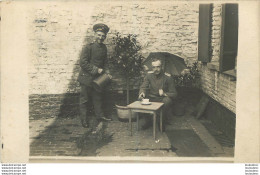 CARTE PHOTO SOLDATS ALLEMANDS 1917 - Guerre 1914-18