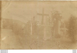 CARTE PHOTO TOMBES DE  SOLDATS ALLEMANDS - Guerre 1914-18