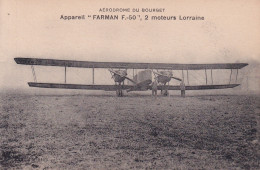 AVIATION(BOURGET) FARMAN - 1914-1918: 1ère Guerre