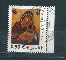 N° 3717  Vierge Et L'enfant  Timbre France Croix Rouge 2004 Oblitéré - Usados
