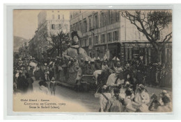 06 CANNES CARNAVAL 1909 SOUS LE SOLEIL CHAR - Cannes