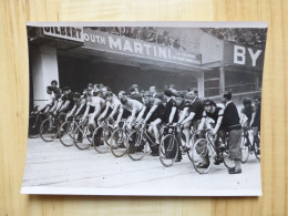 VEL D'HIV 1936 DEPART DE L'AMERICAINE DES AS - PHOTOGRAPHIE CYCLISME CYCLISTE SPORT - Radsport