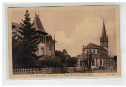 14 LIVAROT ECOLE DES FILLES ET EGLISE N°8 - Livarot