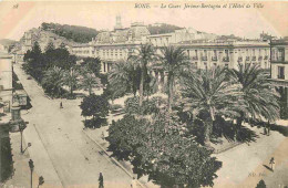 Algérie - Bône - Le Cours Jêrôme-Bertagna Et L'Hôtel De Ville - CPA - Voir Scans Recto-Verso - Otros & Sin Clasificación