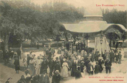 31 - Barbazan - Devant La Buvette - Animée - Kiosque à Musique - Correspondance - CPA - Oblitération Ronde De 1909 - Voi - Barbazan