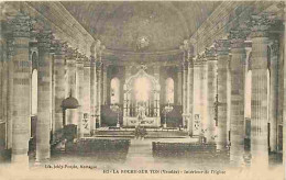 85 - La Roche Sur Yon - Intérieur De L'Eglise - Correspondance - Voyagée En 1918 - CPA - Voir Scans Recto-Verso - La Roche Sur Yon