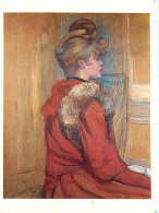 Art - Peinture - Henri De Toulouse Lautrec - Fille à La Fourrure : étude Pour Au Moulin De La Galette - CPM - Voir Scans - Schilderijen