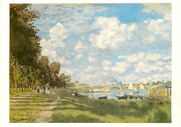 Art - Peinture - Claude Monet - Le Bassin D'Argenteuil - CPM - Voir Scans Recto-Verso - Peintures & Tableaux