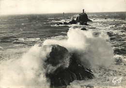 29 - Pointe Du Raz - Coup De Mer à Extrême Pointe - Effet De Vagues - CPSM Grand Format - Voir Scans Recto-Verso - La Pointe Du Raz