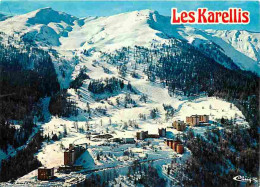 73 - Les Karellis - Vue Générale Aérienne De La Station Et Ses Pistes De Ski - CPM - Voir Scans Recto-Verso - Altri & Non Classificati