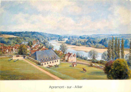 18 - Apremont Sur Allier - Village Et Le Musée Des Calèches - Gouache De Catherine Sérébriakoff - Art Peinture - CPM - V - Autres & Non Classés