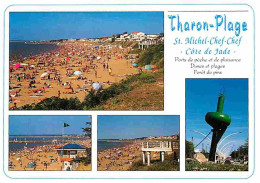 44 - Tharon Plage Saint Michel Chef Chef - Multivues - Plage - CPM - Voir Scans Recto-Verso - Saint-Michel-Chef-Chef